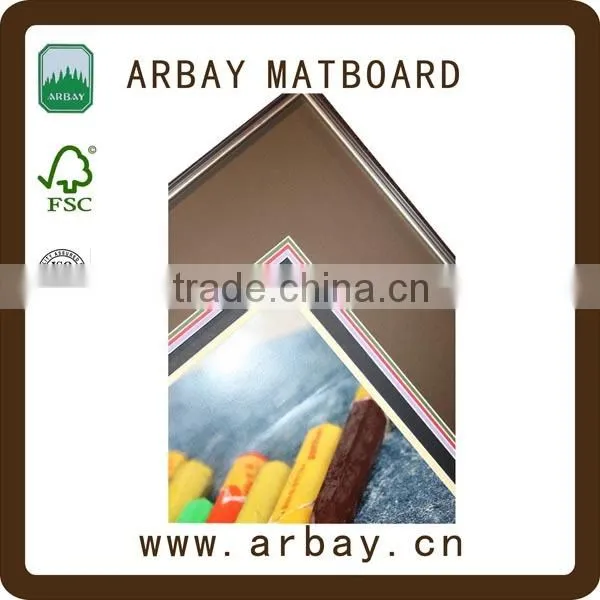 Wholesale 4ply 5x7 8x10 11x14 Precut Uncut Colorful Mat Board Mount Board Passepartout photo-4