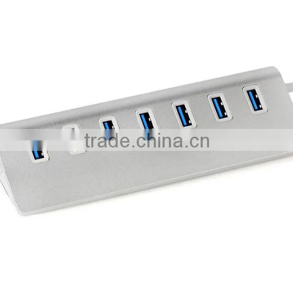 High Quality 7 Ports Aluminum USB 3.0 Usb HUB For Macbook Pro Mac PC Laptop photo-5