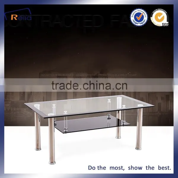 CLASSIC PROMOTION SIMPLE GLASS TEA TABLE SQUARE WHOLESALE photo-4