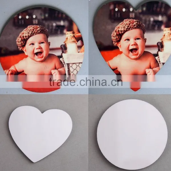 Round Sublimation Hardboard Fridge Magnet photo-2