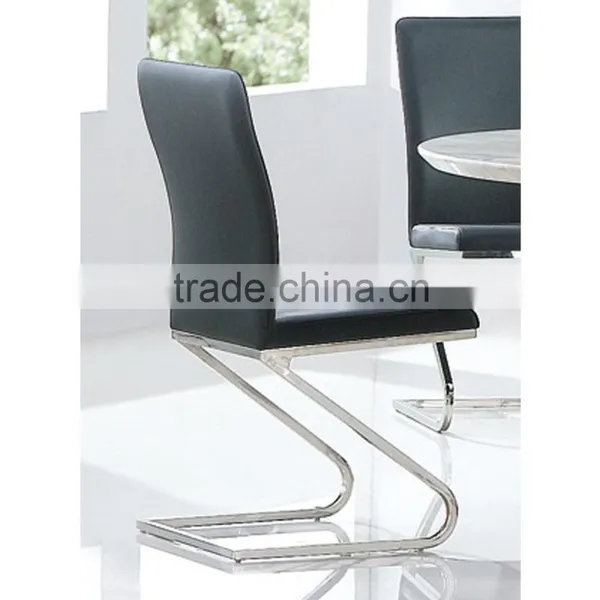 modern stainless steel dining chair