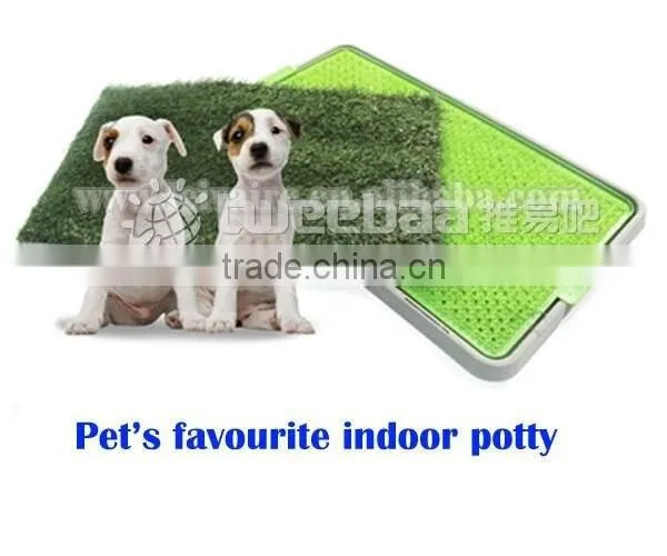 Doggy Potty Indoor Economical Dog Litter Box and Grass Patch That Will Train Your Puppy Fixed the Point of Popo and Pipi-XL