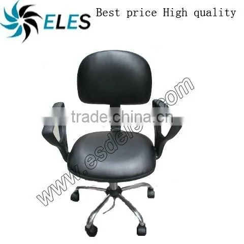 Height Adjustable Cleanroom ESD Chair With Armrest Footrest photo-2