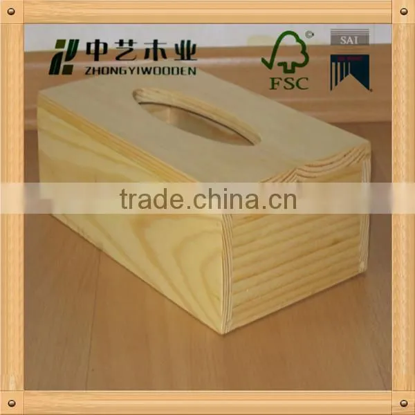 Trade Assurance High Quality Chinese Style Custom Wooden Tissue Paper Box photo-3