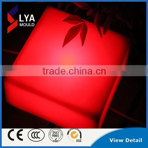 Wholesales Prices Solar Night Floor Tile Lamp Colors Wateproof LED Plastic Stone For Garden Park Pathway Sizes photo-2