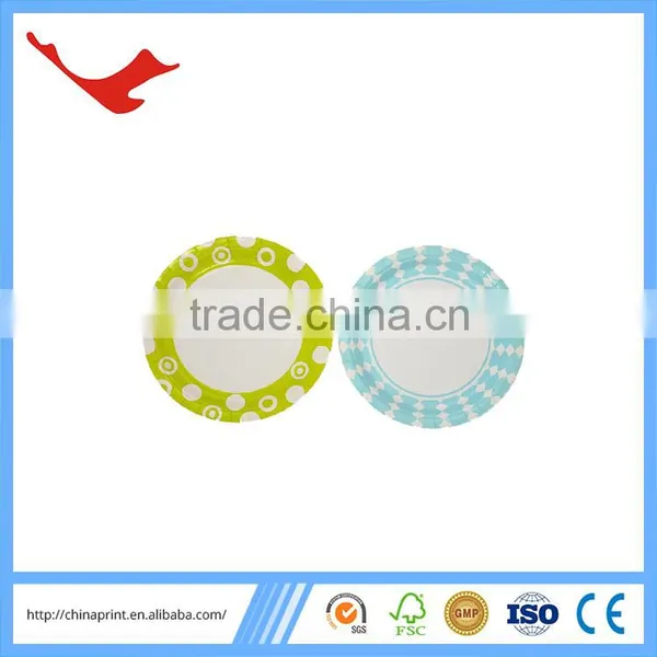 001 Party Decoration Supply Disposable Paper Plate Sizes photo-4