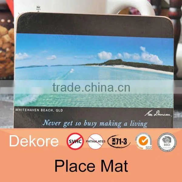 Placemat Bamboo Placemat Orange Placemat