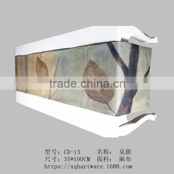 Small Minimum Digital Printed Top Linen Fabric Custom Table Runner photo-2