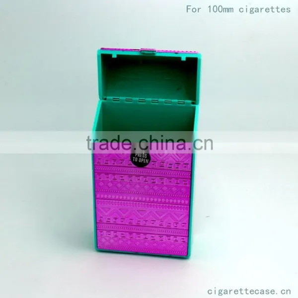Plastic Cigarette Case With Novely Sticker for 100mm Cigarettes photo-6