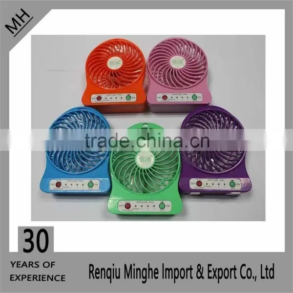 Rechargeable USB Desk Portable Pocket Mini Fan Handheld Travel Blower Air Cooler