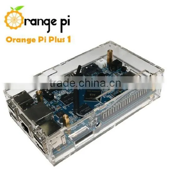 Wholesale Acrylic Transparent Orange Pi Case Suitable for Plus Not for Raspberry Pi photo-4