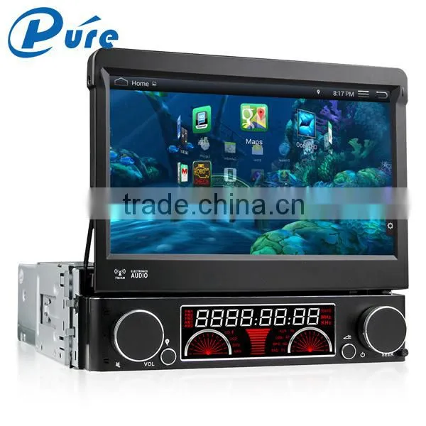 7 Inch Singel Din GPS Radio Player LCD HD Car DVD Player With AUX/Bluetooth/GPS photo-5