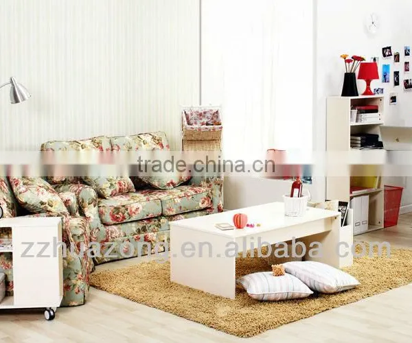Japanese Style MDF Coffee Table With Storage Notch photo-3
