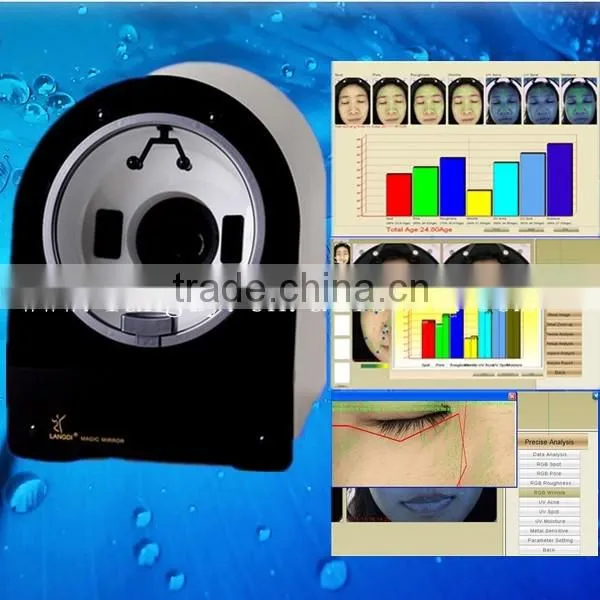 High Tech Portable Magic Mirror Facial Skin Analyzer Skin Tester With CE photo-2