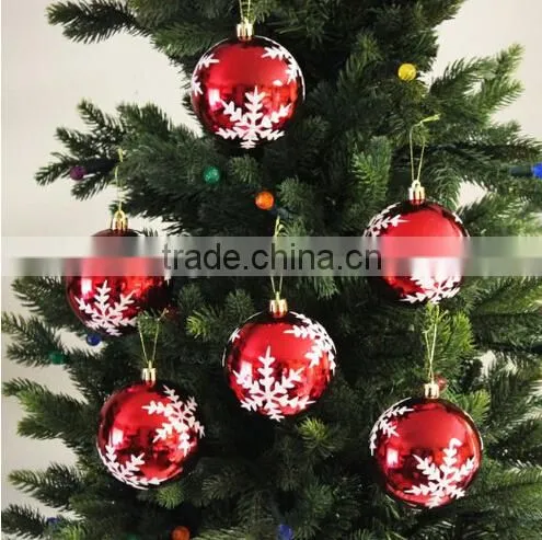 Wholesale Plastic Christmas Tree Ball Ornament Factory Price/Snow Ball Christmas Ornaments photo-2