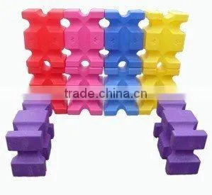 plastic Horse jump system , toy blocks ,plastic blocks