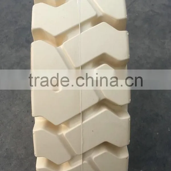 Tyre Manufacturers in China Produce Non Marking Forklift Tires White photo-6