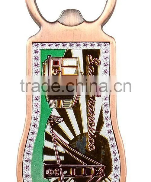 Customized Stainless Steel Metal Magnet Bottle Opener photo-3