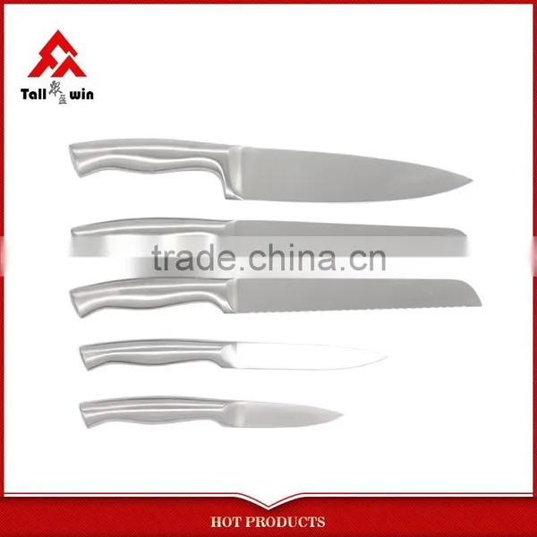 High Quality!!stainless Steel Knife Set,5 Pcs Stainless Steel Kitchen Knife photo-3