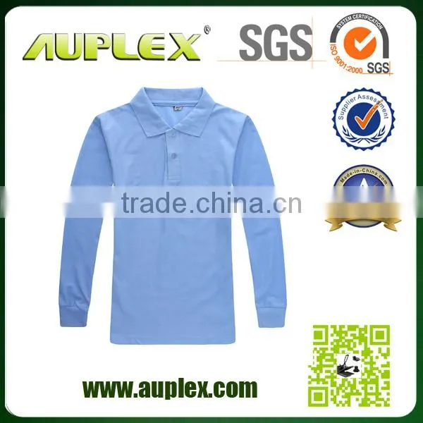 Pique Lapel Sublimationt Blank Organic Cotton Latest Formal White Shirt Designs for Men photo-2