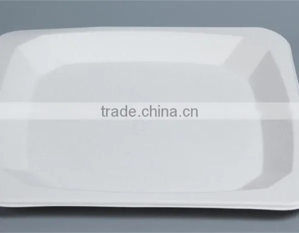 Disposable and Degradable 6.75 Inch Square Plates P035 photo-4
