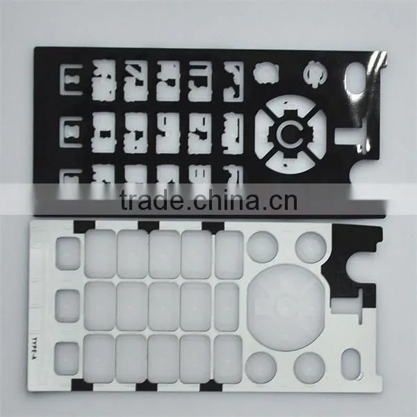 Eco-friendly Silicone Overmold Waterproof PET Sheet Mobile Phone Keypad photo-3
