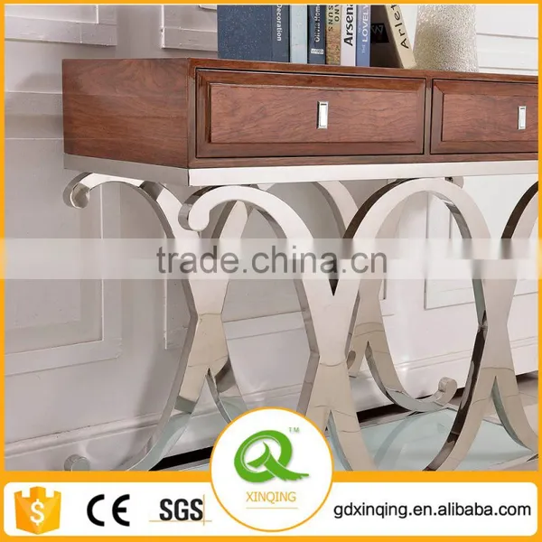 F359 Bedroom Furniture Modern Walnut MDF Sideboard photo-2