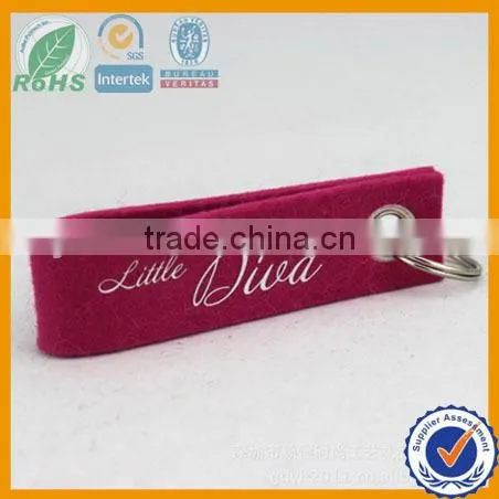 Fashion Custom Wool Felt Key Keeper, Promotional Cute Felt Key Chain photo-3