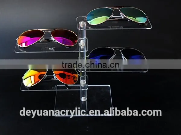 Elegant Transparent Acrylic Sun Glasses Display Stand photo-2