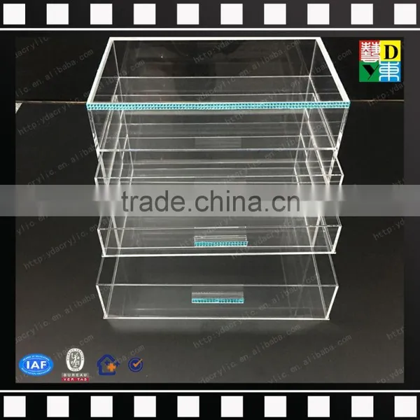2016 Manufacturer Supply Acrylic 3 Drawer Counter Top Makeup Organizer, Acrylic 5 Tiers Drawers Cosmetic Organizer photo-5