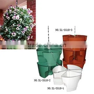 SOL 2015 Good Design Plastic Flower Pots Flower Pots for Sale Plastic Garden Planters photo-5