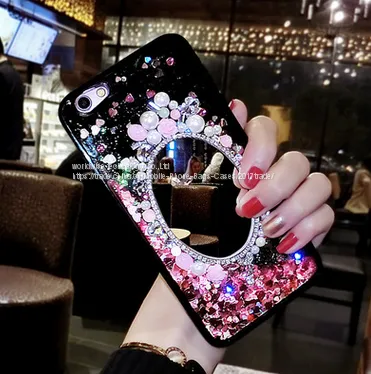Diamond Mirror Cover Case Silicone Cell Phone Case Mobile Phone Cases for IPhone7/7Plus/6/6s/6plus/6splus Soft Shell photo-5