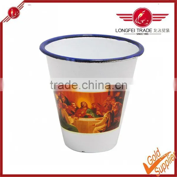 Logo Printing Enamel Cone Cups photo-2