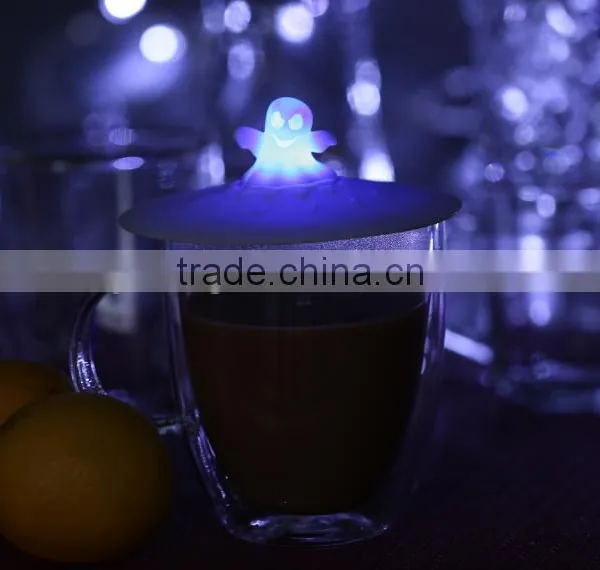 NEW Arrival LED Shining Silica Gel Cup Cover for Bar photo-2