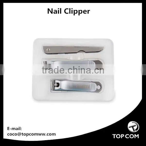 Toenail Clipper, Fingernail Clipper and a File Nail Clipper Set