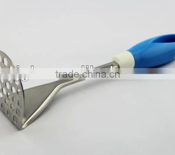 Top Sales 2014 New Design Stainless Steel Kitchenware Smooth Potato Masher photo-3