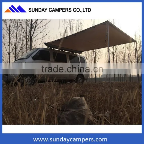 Offroad Waterproof Aluminum Frame 4WD Camping Car Side Awning