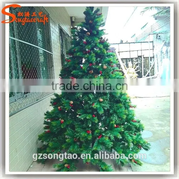 Plastic Green Mini Christmas Tree Table Decoration Gift Platic Artificial Christmas Tree Decor Mini Tree photo-2