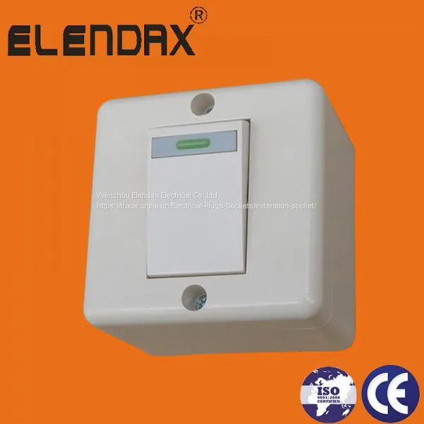 Elendax S2000 EU Одно- и двухклавишные настенные выключатели/выключатели для электрических приборов и освещения photo-3