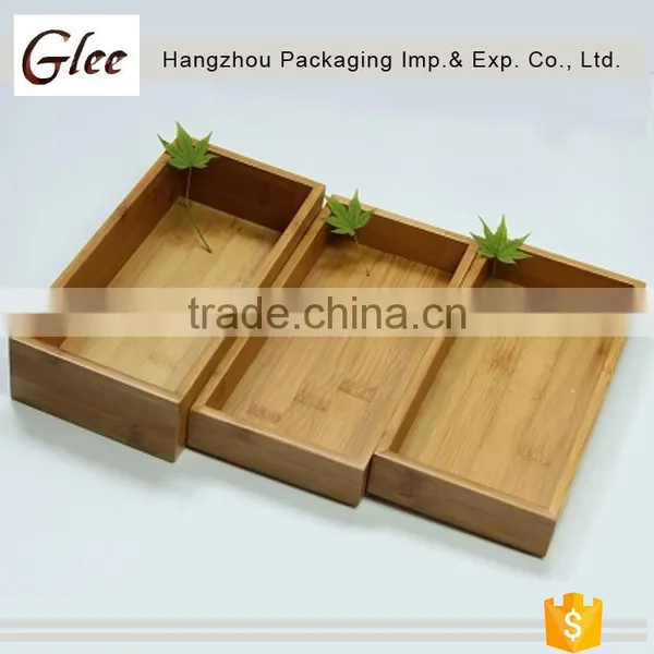 Wholesale Superior 100% Natural Bamboo Storage Box For Serving The Goods photo-5