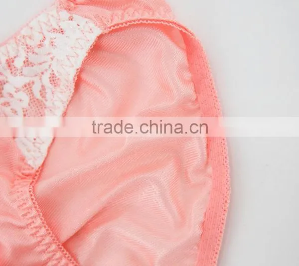 Good Quality Custom 100% Silk Sexy Fancy Woman Underwear photo-4