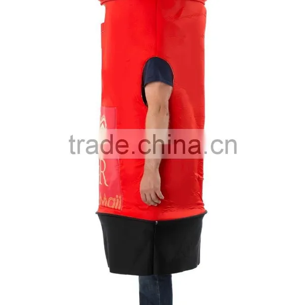 Adult Postbox Fancy Dress Costume photo-2