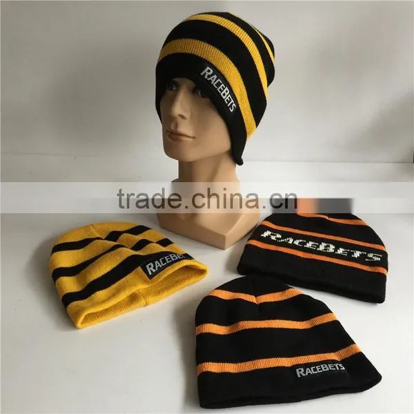 Plain Export Double Layer Pure Color Cheap Winter Warm Hats Factory photo-3