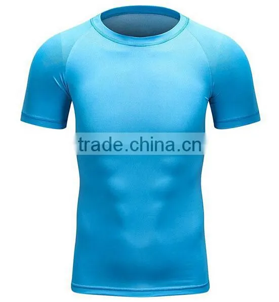 Quick Dry T-Shirts Running Shirt Dri Fit Fabric photo-2