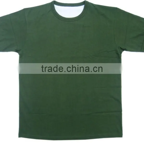 100% Cotton T-shirts With O NECK SHORT SLEEVES