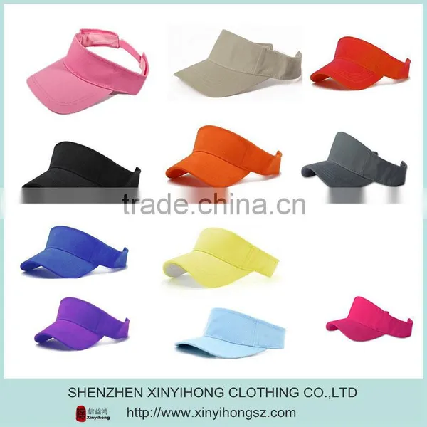 Wholesale Breathable Golf Visor ,High Quality Sport Visor With Hook&loop photo-5