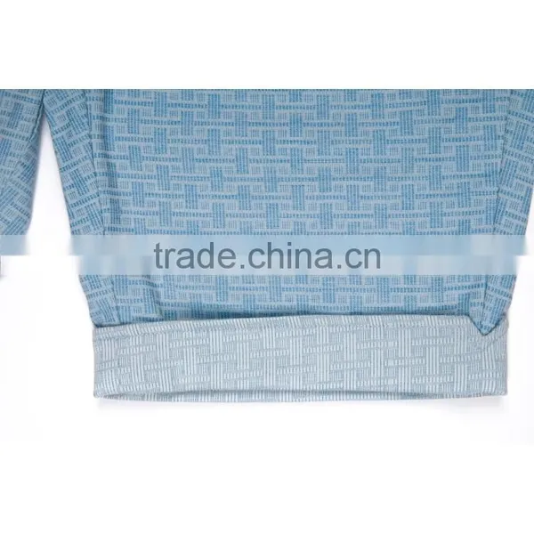 Hot Sale New Model Woven Patch Inside Turning Leg Light Blue Cool Design Men Cotton Short Pants photo-6