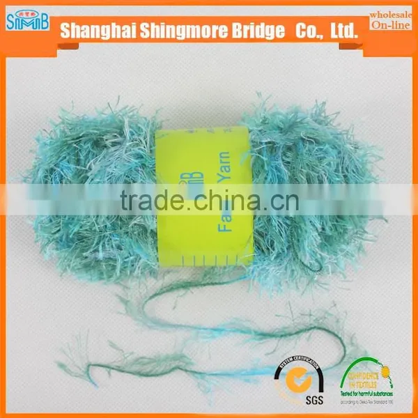 Online Shopping Knitting Yarns China Suppliers Cheapest Price Wholesale Oeko Tex Certified Feather Yarn Hand Knitting Yarn photo-2
