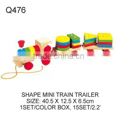 FUNNY MAGNETIC WOODEN TRAIN TOY FOR KIDS photo-6
