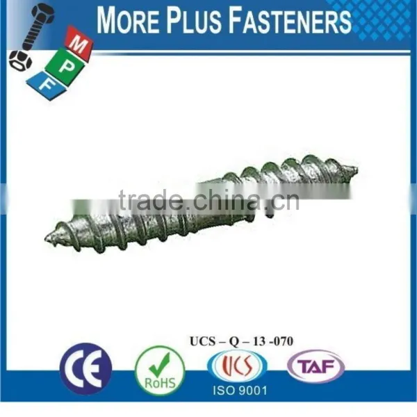 Made in Taiwan Metric Steel Zinc Steel Stainless Steel Wood to Wood Dowel Screw photo-4